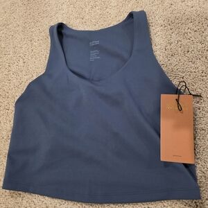 Girlfriend Collective Slate Blue Tank Top